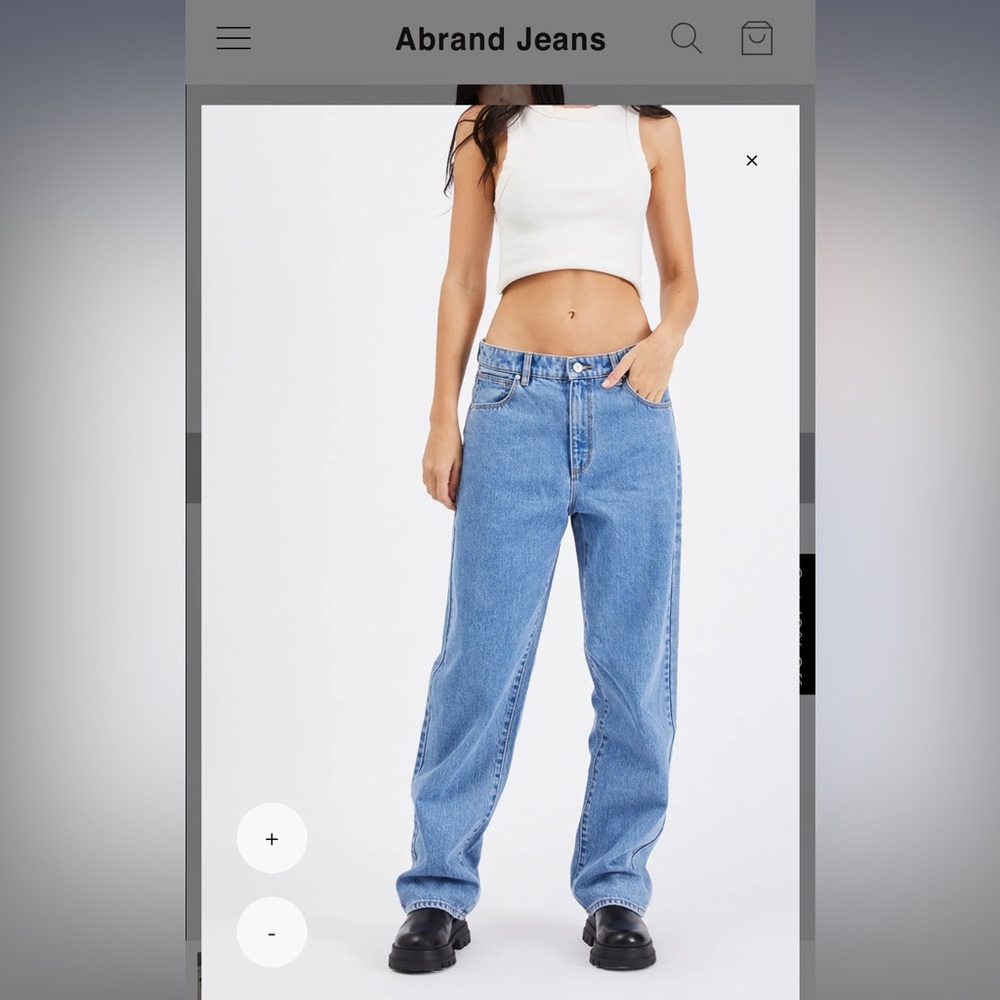 Abrand Slouch Jeans (28) NWT